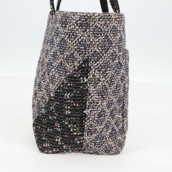 Chanel Cambon Line Multicolour Cotton Tote Bag (Pre-Owned) - Picture 3 of 16